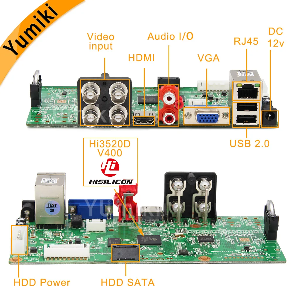 6 в 1 H.265+ 16ch/8ch/4ch AHD плата DVR для AHD 5MP 4MP 1080 P 720 P Камера экономьте кожух ОЗУ и жеского диска Lenovo Xmeye Onvif плата CCTV DVR AHD DVR
