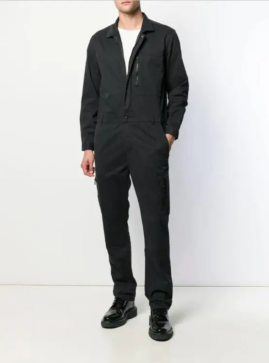 27-44! Мужской Свободный комбинезон с длинным рукавом весна-осень | Мужская одежда