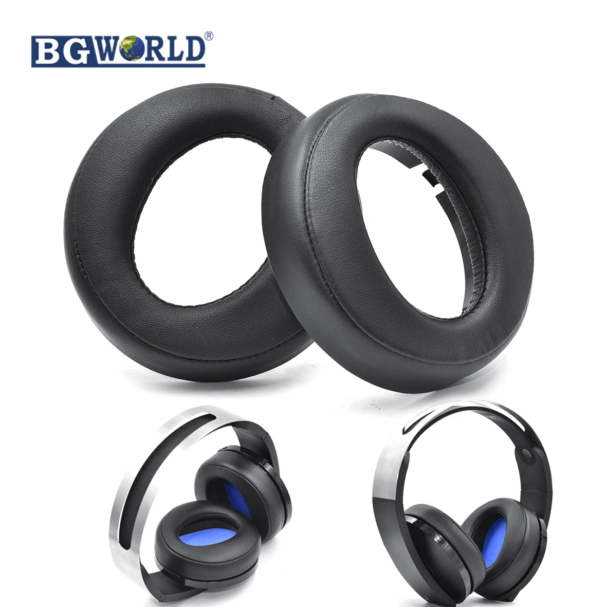 BGWORLD протеиновые кожаные амбушюры для замены наушников Sony Playstation Platinum Wireless 4
