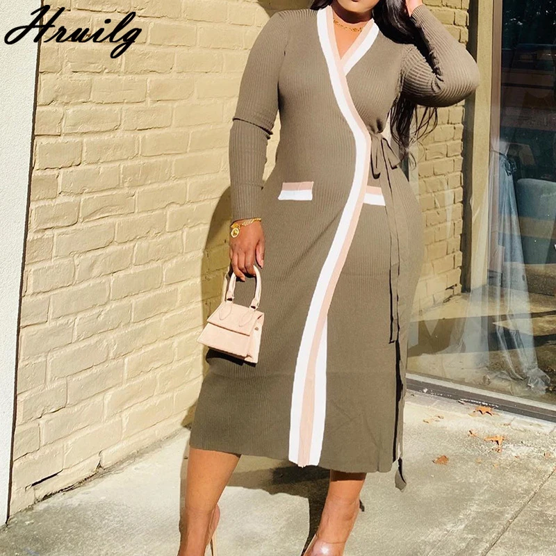 

Женское платье с V-образным вырезом, V-образным вырезом и прямым рукавом