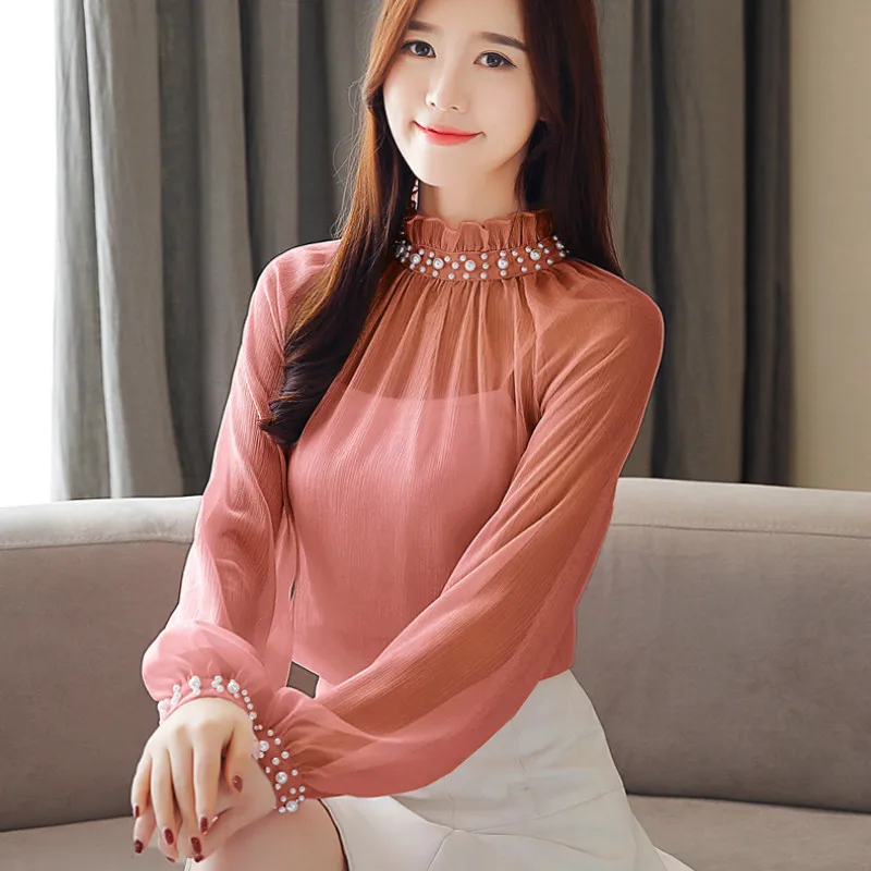 Blusas Mujer De Moda 2021 женские блузки топы Женская одежда с длинными рукавами