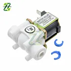 Пластиковый электромагнитный клапан постоянного тока 12 В, 24 В, 14 дюйма, Пневматический электромагнитный клапан для питьевой воды переключатель регулятора давления дюйма, 12 дюйма