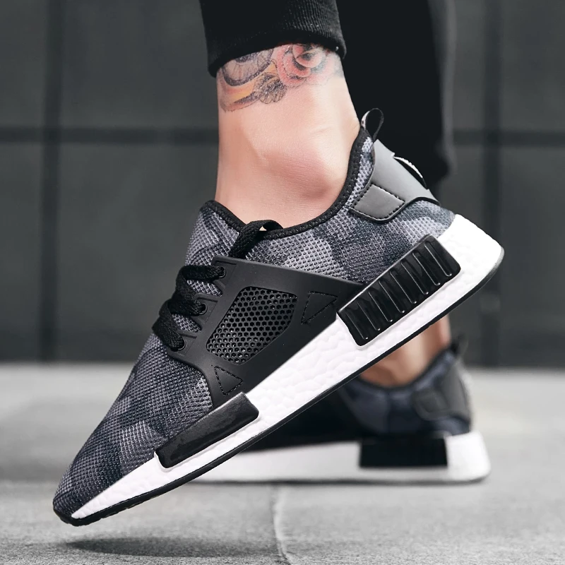 

Men Casual Shoes Men Summer Sneakers Breathable Lace Up Mens Breathable Mesh Male Flats Shoes Camouflage Sneakers Big Size 47 48