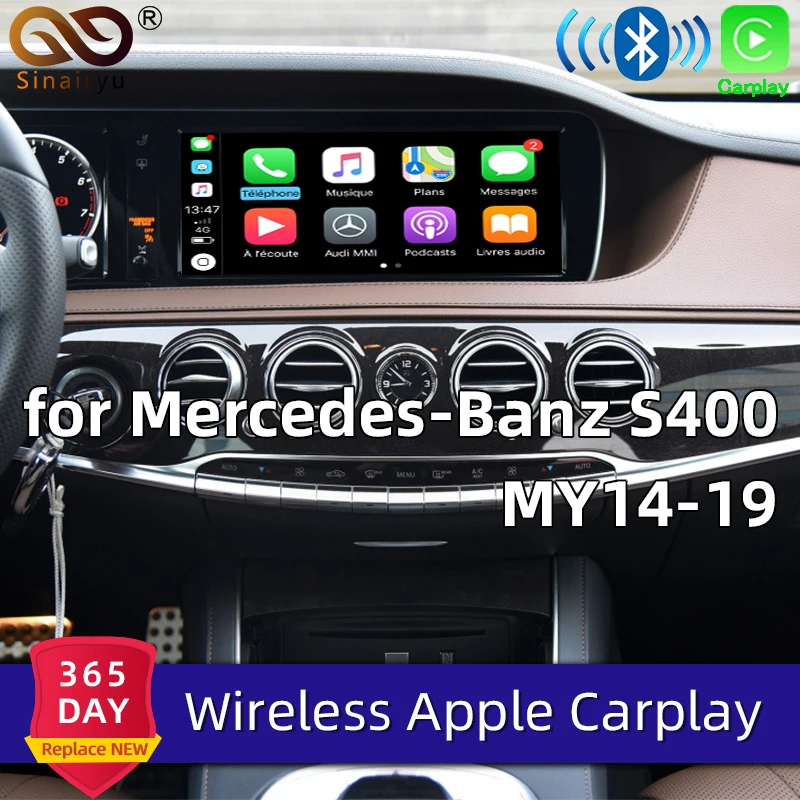 Sinairyu беспроводной Apple Carplay Car play Retrofit S класс 15 19 NTG 5 W222 для Mercedes Android - Цена: 20 059,51 руб.