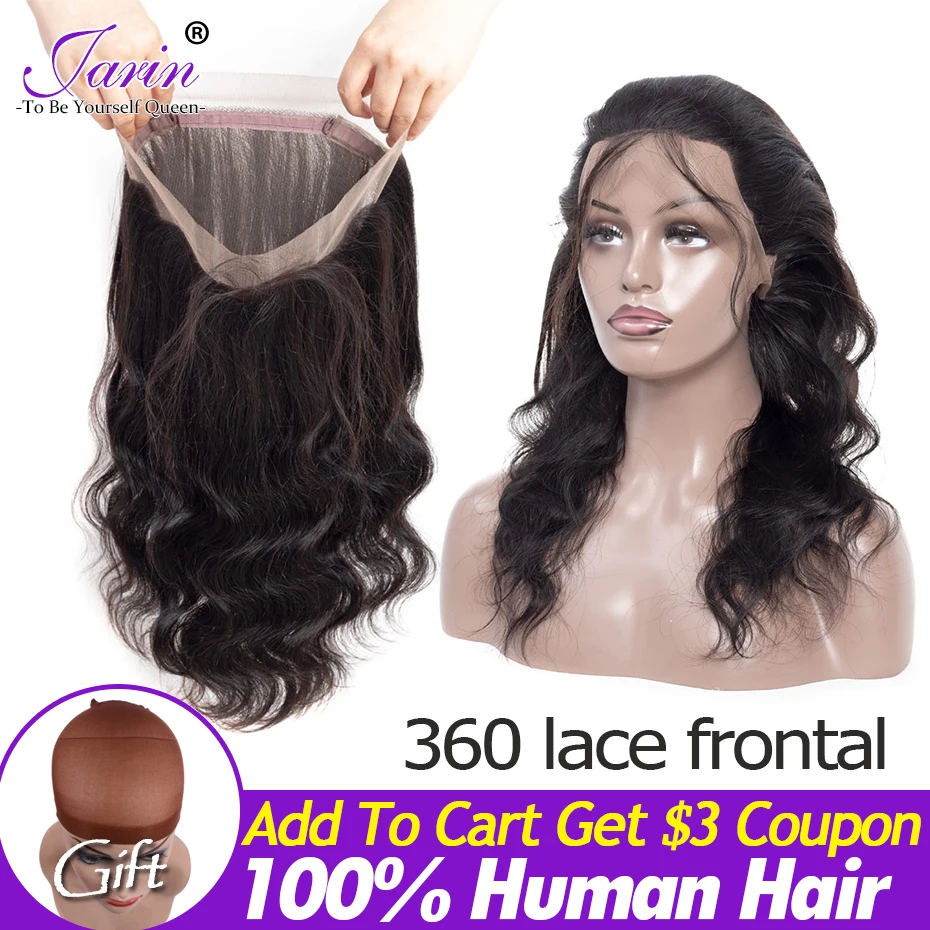 360 кружевные передние бразильские волнистые 100% человеческие волосы для черных
