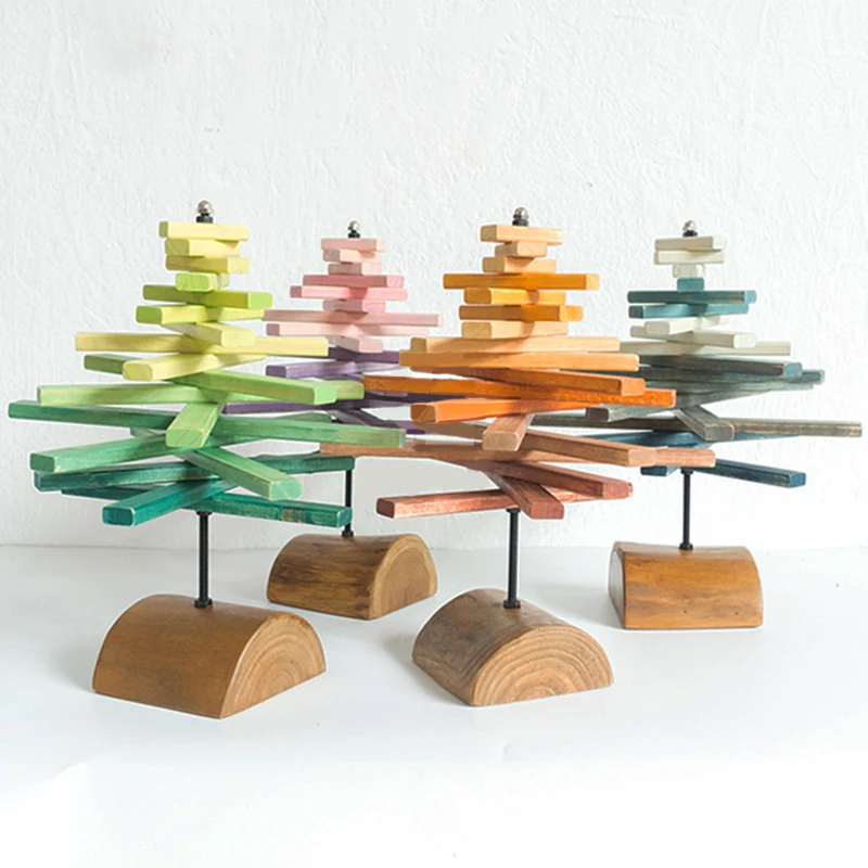 Скандинавский креативный домашний декор деревянная книжная полка в форме дерева