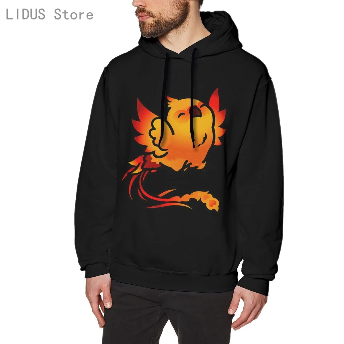 

Happy Chubby Phoenix Hoodie Sweatshirts Harajuku Creativity Streetwear Hoodies