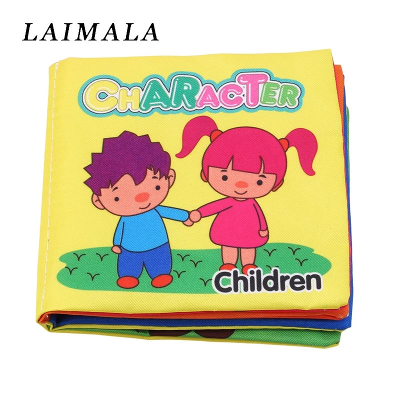 1 шт. красочные детские тканевые книги развивающие игрушки для детей обучающие