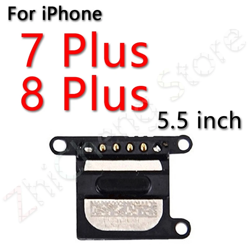 Верхний наушник для iPhone 6, 6s, 7, 8 Plus, 5, 5S, SE, телефон, маленький наушник, наушники, динамик, гибкий кабель, запасные порты - Цвет: For iPhone 7 Plus