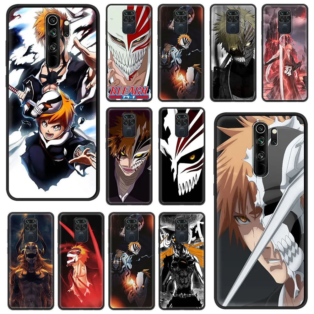 

Bleach Anime Ichigo Silicone Case for Xiaomi Redmi 9S 9 8 10 Pro 7 8T Back Phone Cover 9C 9A 7A 8A K40 6 6A Soft TPU Funda Shell