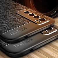 for huawei nova 7 case cover luxury leather soft silicone back cover for huawei nova 7 pro phone frame case for huawei nova 7 5g