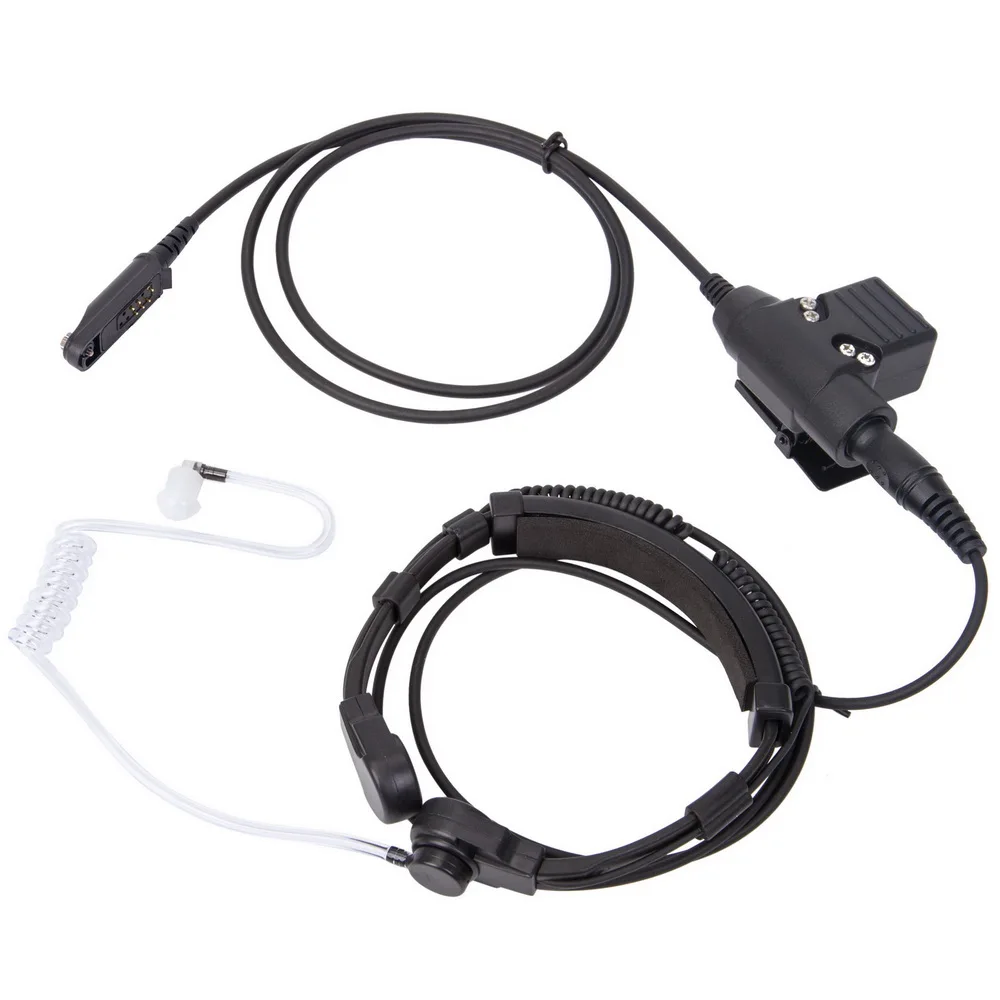 

Walkie Talkie Microphone U94 PTT Neck Throat Mic Earpiece Radio Tactical Headset for Baofeng UV-9R Plus UV-XR