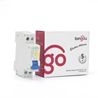 Автоматический выключатель остаточного тока, 1P + N, кривая B, 16 А, 30 мА, DPN, с защитой от перегрузки по току и утечки