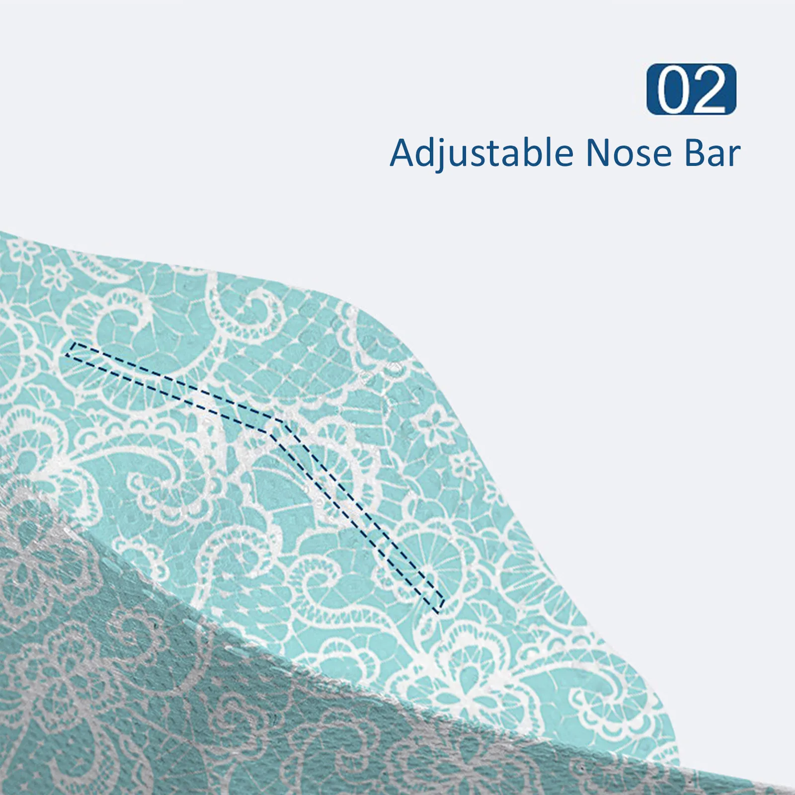 

50pc Fashion Lace Face Masks For Women Men 4-layer Pm2.5 Dustproof Mouth Masks Mascsrillas Mouth Cover Decoration