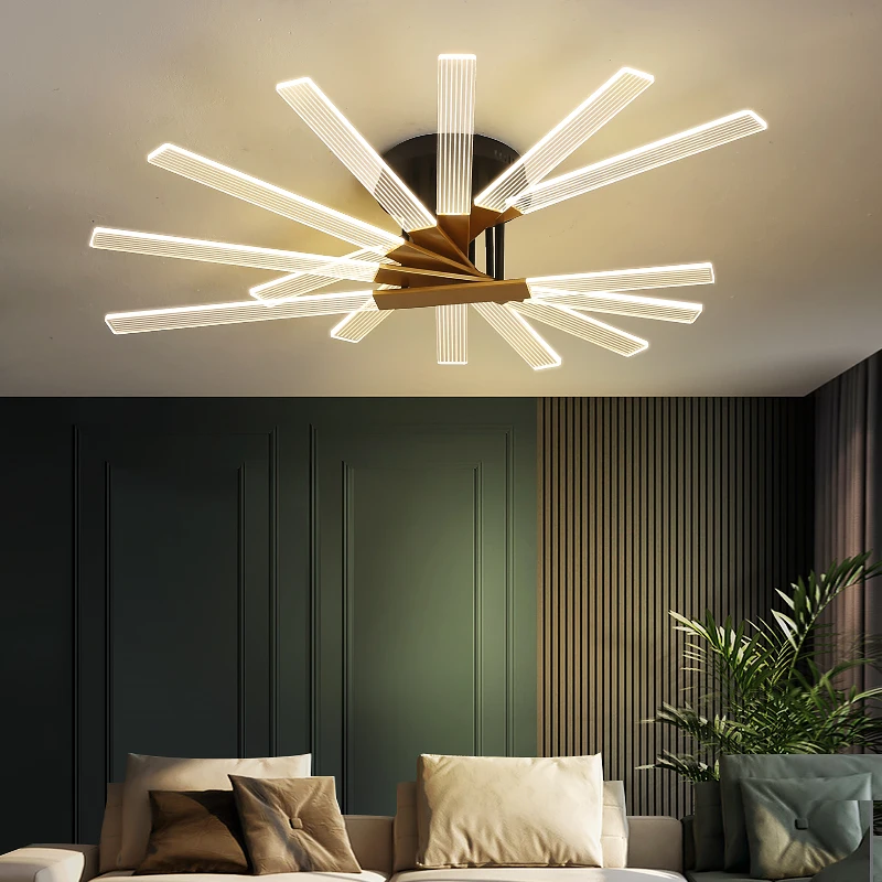 

Nordic New LED Chandelier For Kitchen Bedroom Dining Room Living Room Foyer Villa Gallery Coffee Hall Office Loft Indoor Lights