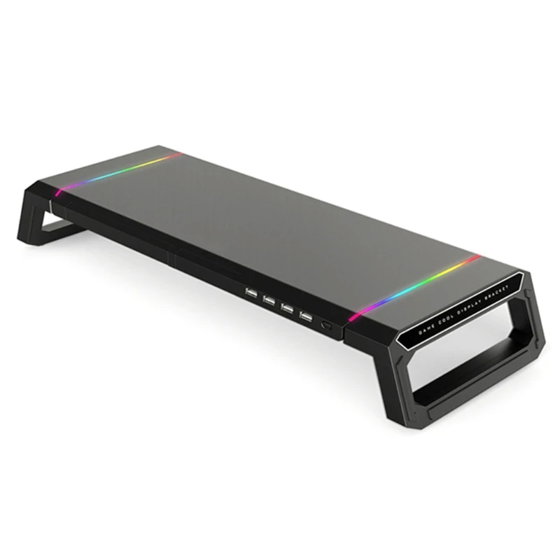 Держатель для настольного монитора RGB 4 USB 2 0 универсальная подставка ноутбука Ju01