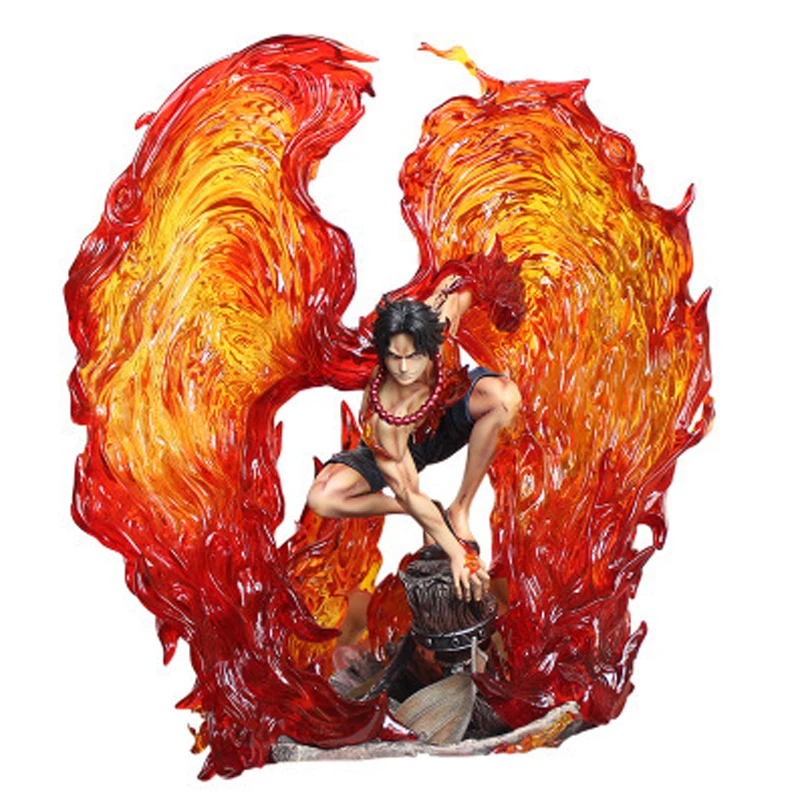 28 см one piece Ace Portgas D Луффи Сабо огненный кулак фигурка японского аниме ПВХ взрослые