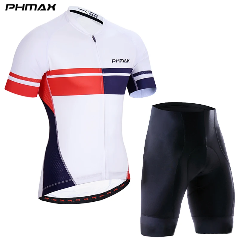 Normal Cycling Set PHMAX, набор Джерси для велоспорта, одежда для горного велосипеда, шорты на лямках, дышащая летняя быстросохнущая одежда для горного велосипеда, спортивная одежда - Цвет: Normal Cycling Set