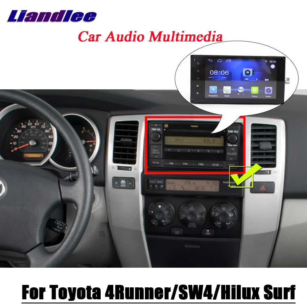 Автомобильный мультимедийный плеер для Toyota 4 runner/SW4/Hilux Surf 2002 2009 радио Android стерео
