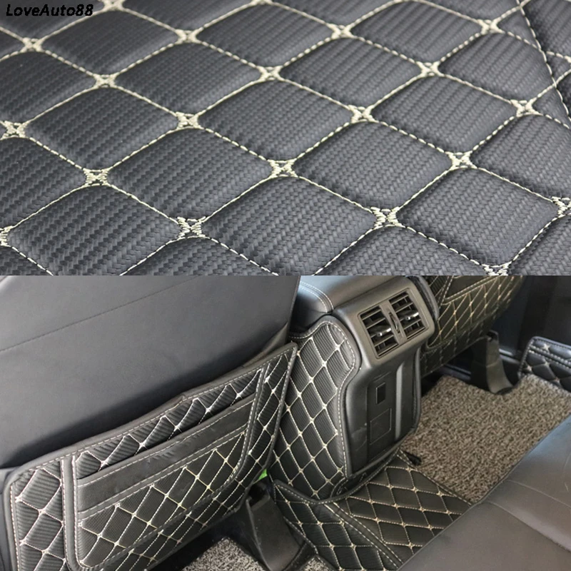 Защитная накладка заднего сиденья автомобиля с подлокотником для Mitsubishi Outlander 2013-2018 2019.