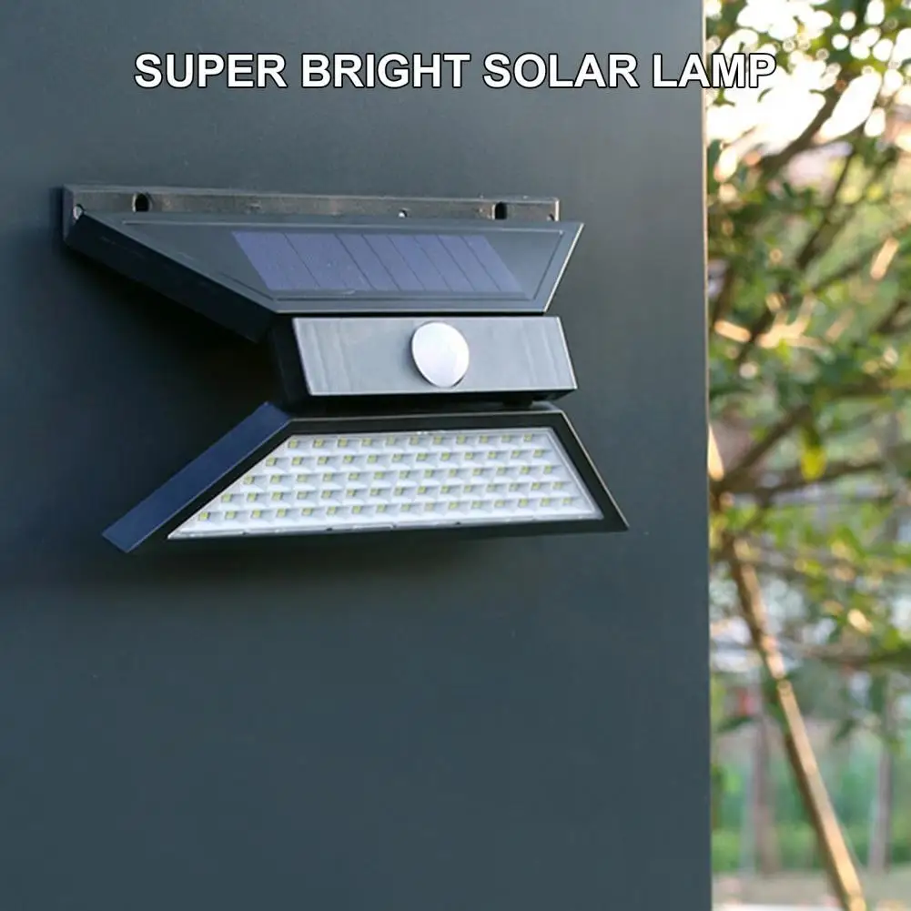 

High Brightness Solar Wall Light Waterproof Lightweight LED Motion Sensor Lamp for Outdoor