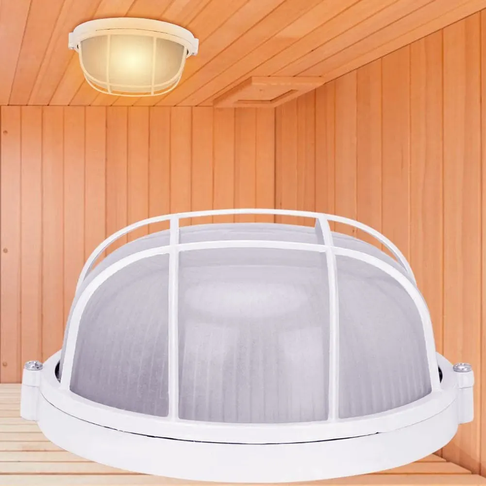 Anti-High Temperature Round Lamp Sauna Room Light Explosion Proof Waterproof Ceiling Light Khan Steam Room Accessories