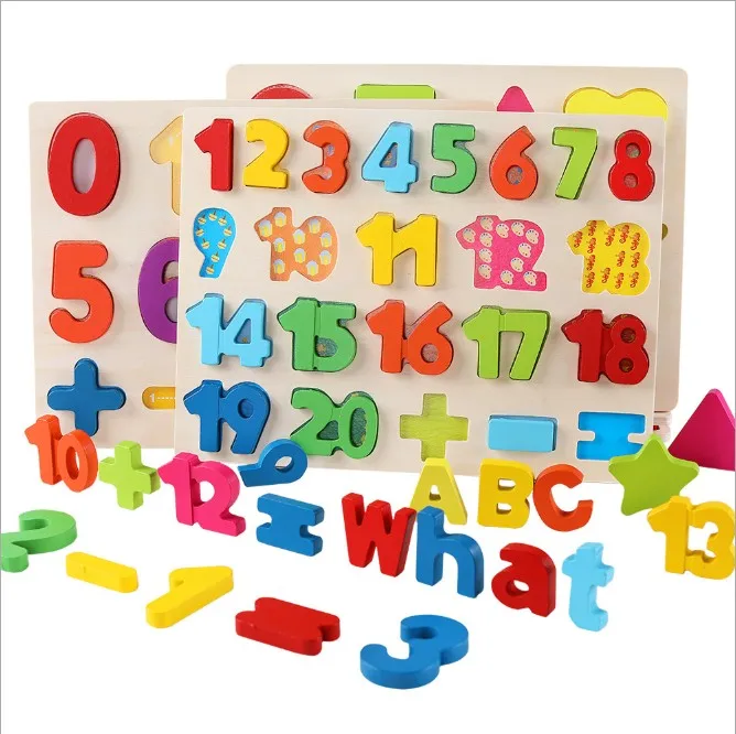 Детские развивающие Игрушки для раннего развития деревянные игрушки буквы