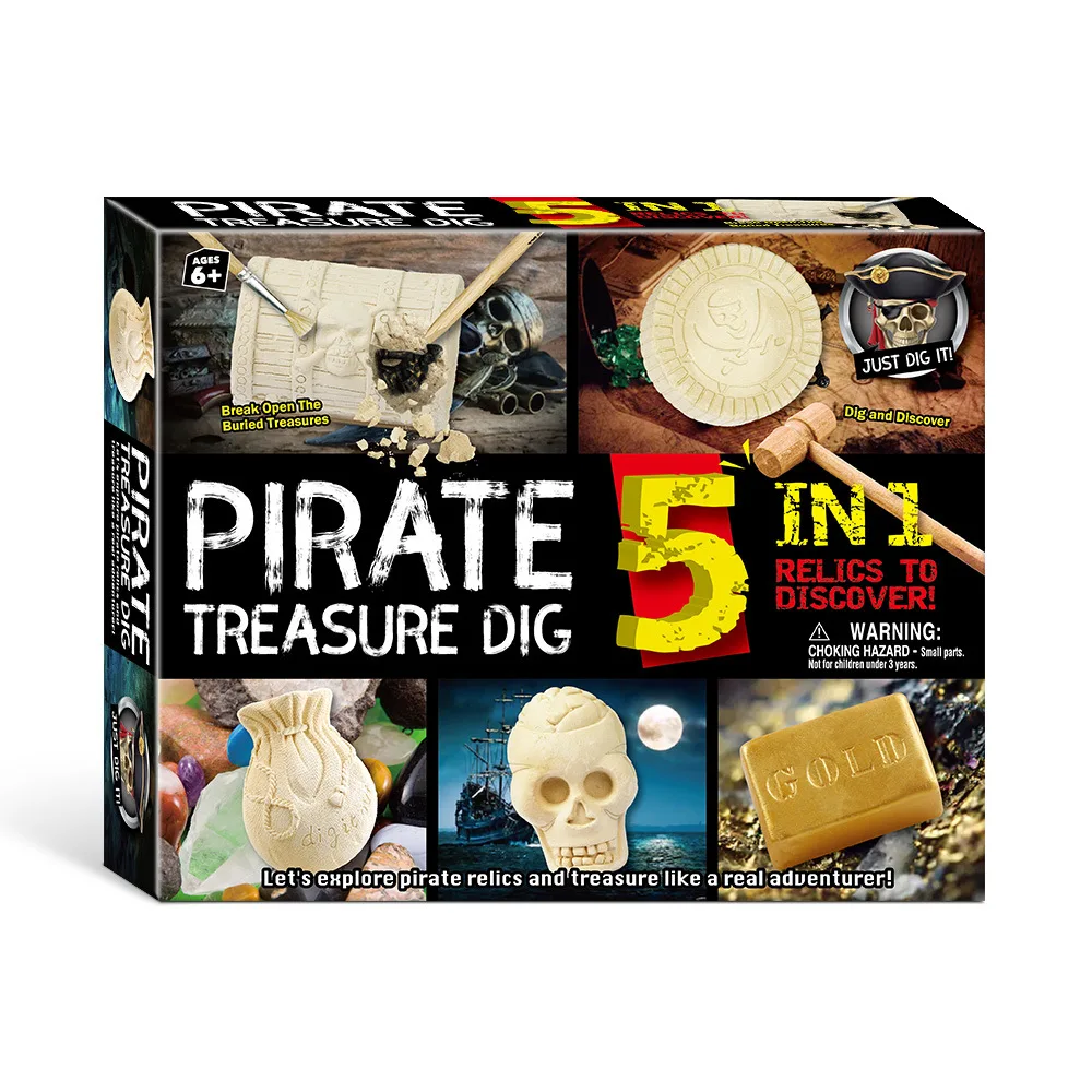 

Pirate Toy Set Cross-Border Archaeological Excavation Educational Children's Toys 2020 Amazon New Toys