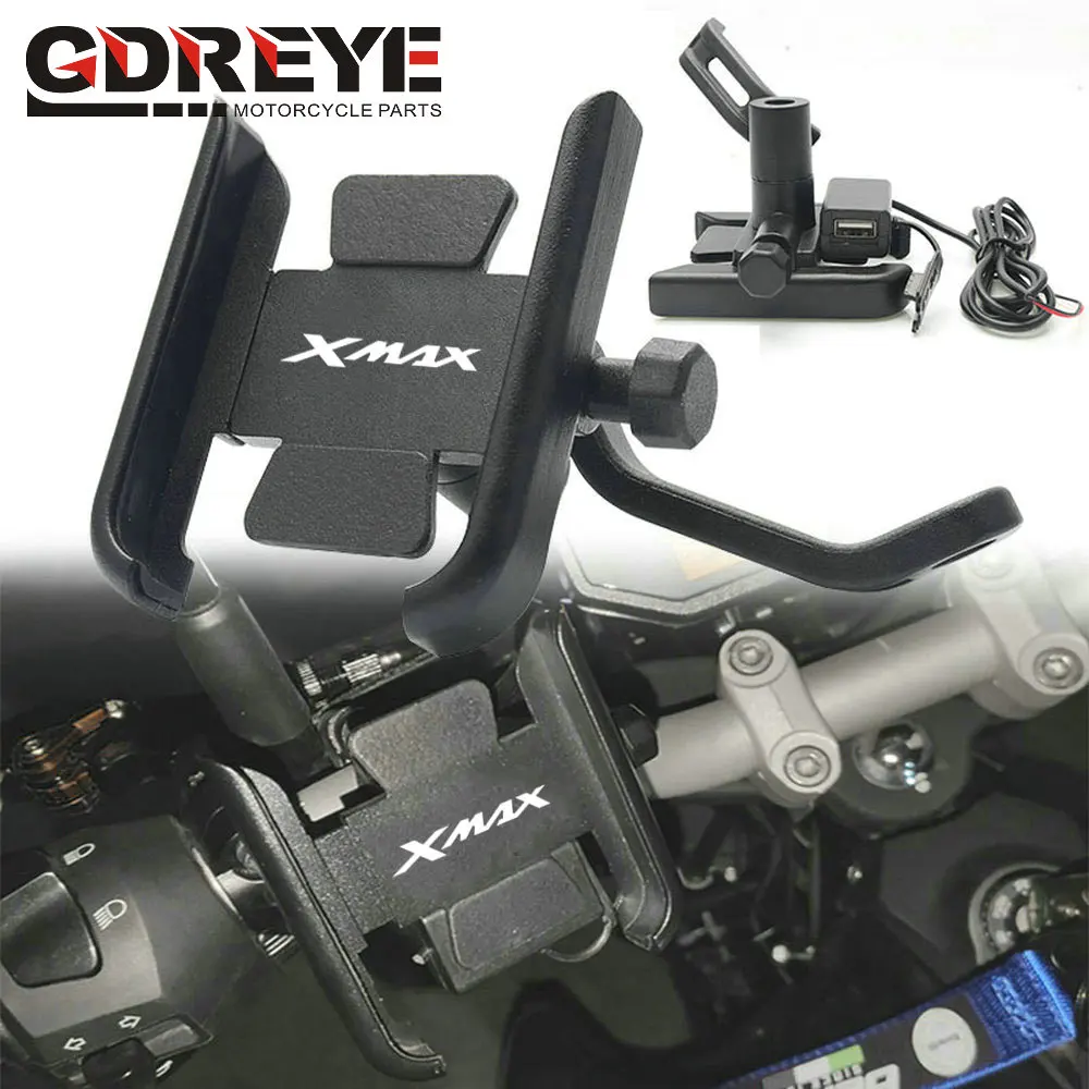 Для YAMAHA XMAX300 XMAX400 XMAX X-MAX 125 250 300 аксессуары для мотоциклов держатель руля GPS