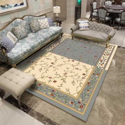 Коврик для спальни в деревенском стиле прямоугольный напольный ковер большого