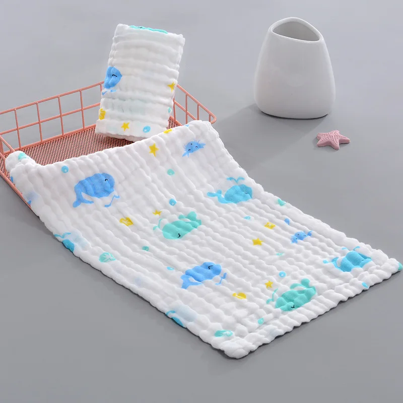 25*50 см 100% марля хлопок Детский носовой Платок Квадратный муслиновое полотенце из