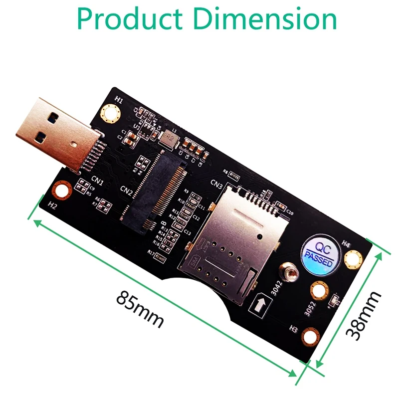Переходник NGFF M.2 Key B к USB 3 0 Райзер-карта с разъемом для SIM-карты 8pin Поддержка модуля