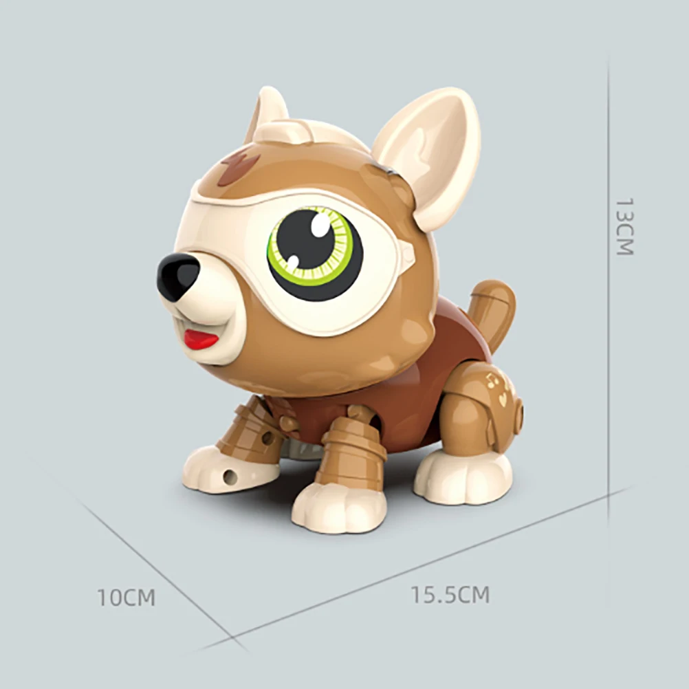Робот-Собака Игрушка Робот щенок игрушки Забавный Прекрасный индукционный робот