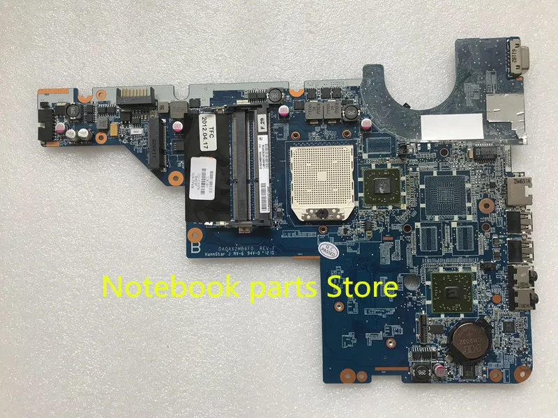 Материнская плата для ноутбука DA0AX2MB6E1 HP 623915 001 CQ56 G56 CQ62 100% протестированная