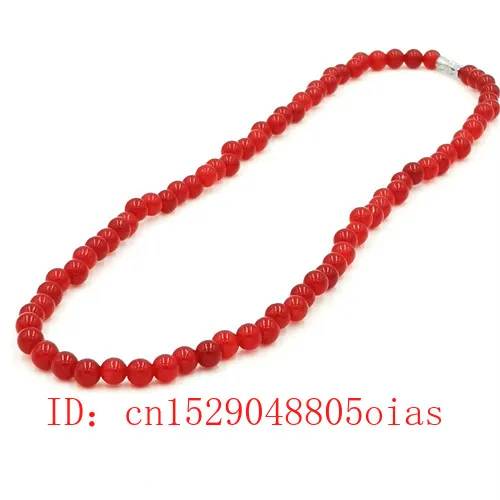 Оригинальный натуральный ожерелье из красного бисера ювелирные изделия