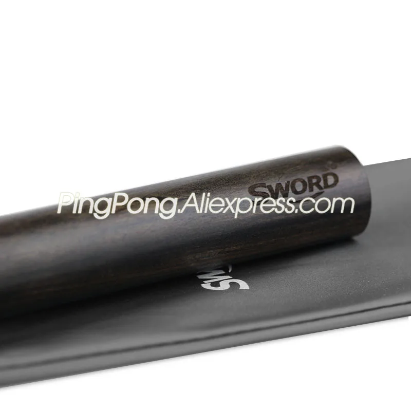 Резиновый роллер для настольного тенниса с сумкой хранения из чистого дерева и