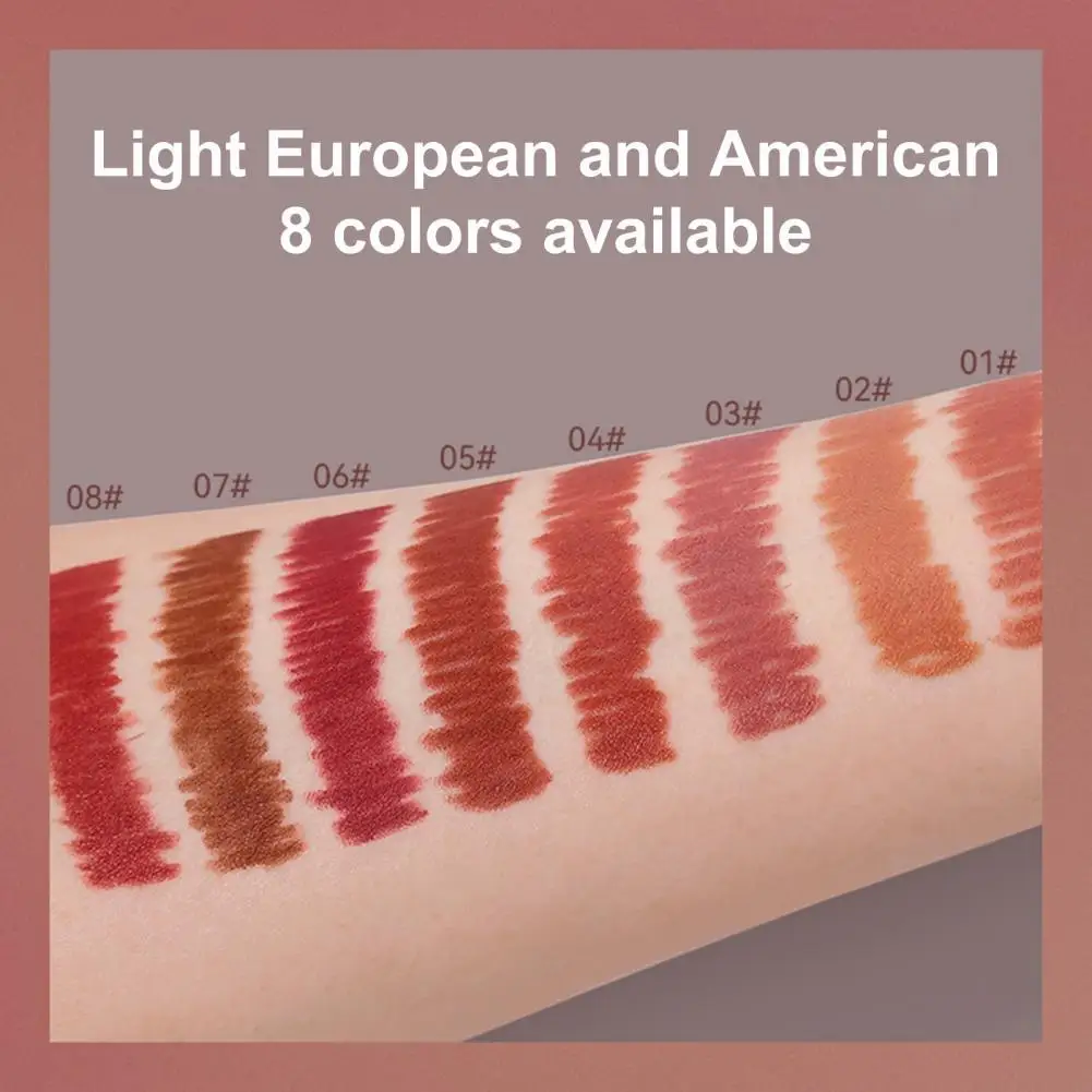 

0.6g Lip Liner Easy to Color High Pigmented Portable Velvet Matte Lip Makeup Pencil for Beginner