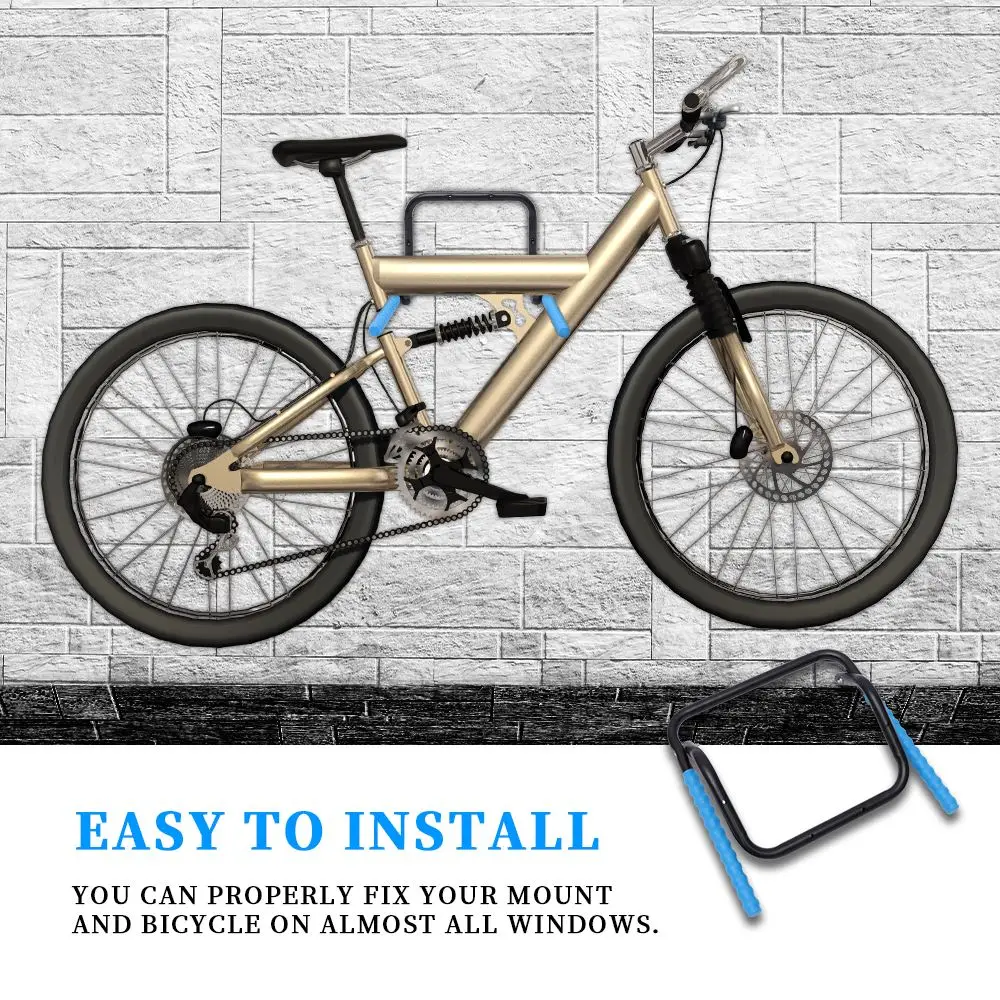 

Bike Hanger Hook Bicycle Storage Rack Wall Mounted Solid Steel Bicycle Wall Hanging Hook Heavy Duty Bicycle Racks Fold Down