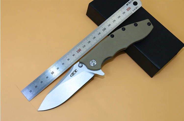 Складной нож ZT0562 9CR13MOV клинок с рукояткой G10 карманный тактический охотничий
