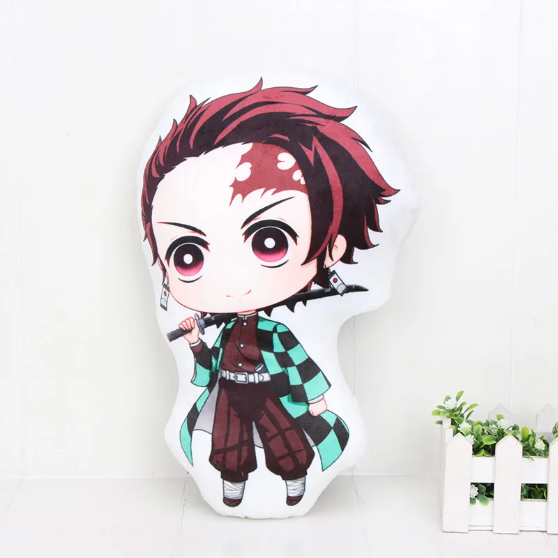 Tanjirou Demon Slayer Kimetsu no Yaiba Kamado Nezuko плюшевые игрушки мягкие плюшевые 18-45 см подушка для детей мальчиков Детский подарок на день рождения - Цвет: Tanjirou