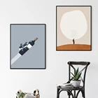 Мы едем до дневного света, холст с художественной печатью, облака, пустыня, закат, плакаты и принты, Настенная картина для гостиной, домашний декор