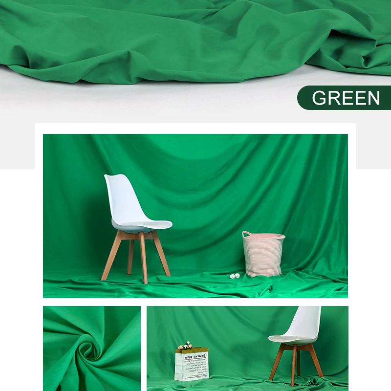 Зеленый экран хромакей зеленый черный белый фон для потокового видео фото игр