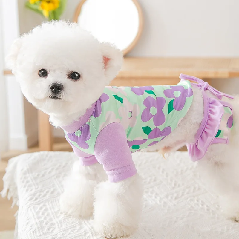 

Bikini Strap Skirt Swimsuit Clothes for Small To Medium Sized Dog Clothes for Small Dogs Yorkshire Maltese Summer Pet Clothes