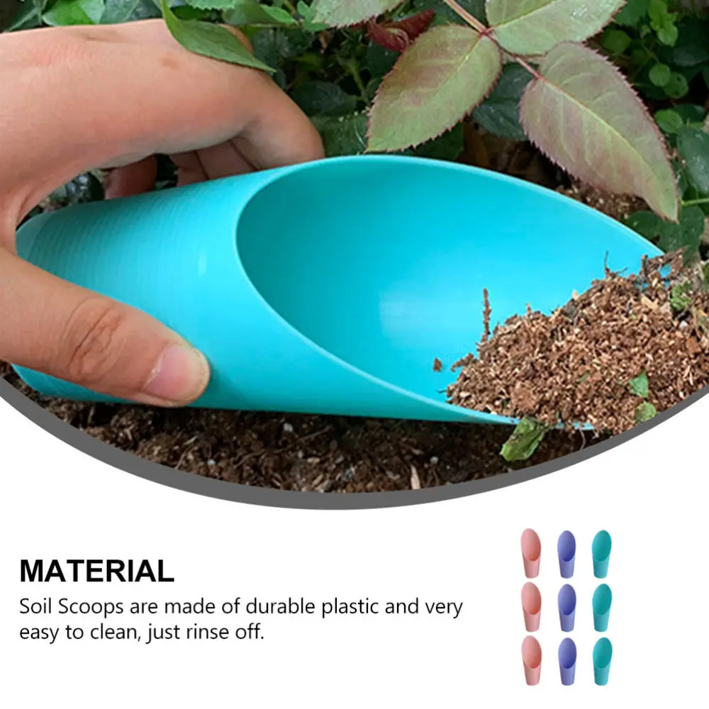 

9Pcs Bucket Shovel Plant Succulent Planting Bucket Scoop Garden Tool