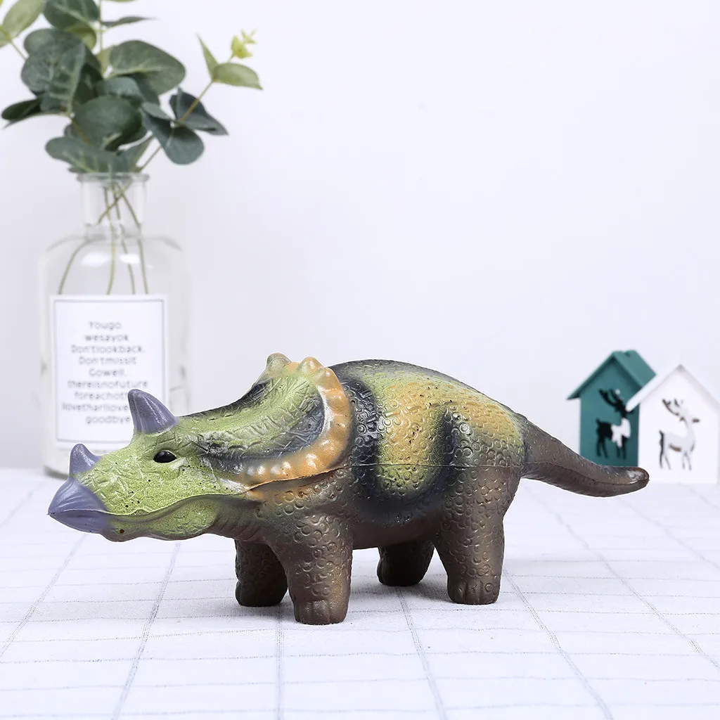 Реалистичная Фигурка динозавра из зоопарка медленно поднимающаяся коллекция