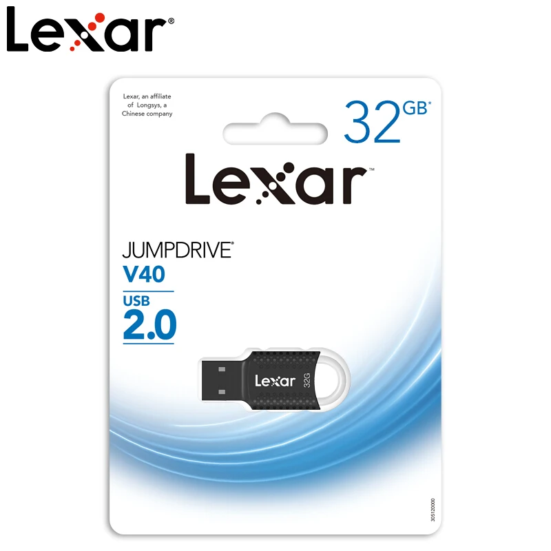 USB 2 0 100% оригинал Lexar V40 флэш накопитель Высокая скорость 16 ГБ 32 Флешка Мини U диск