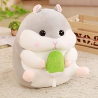 plush hamster stuffed toy soft stuffed plush pillow cushion cute kwaii plush hamster stuffed kids doll birthday gift for baby