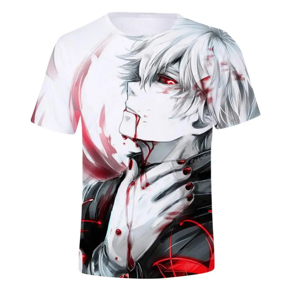 LE147 Футболка с 3D-принтом "tragical Tokyo Ghoul", мужская футболка с принтом крови, повседневные футболки Кен канеки, футболки, аниме, толстовка, уличная одежда, топы - Цвет: LE147