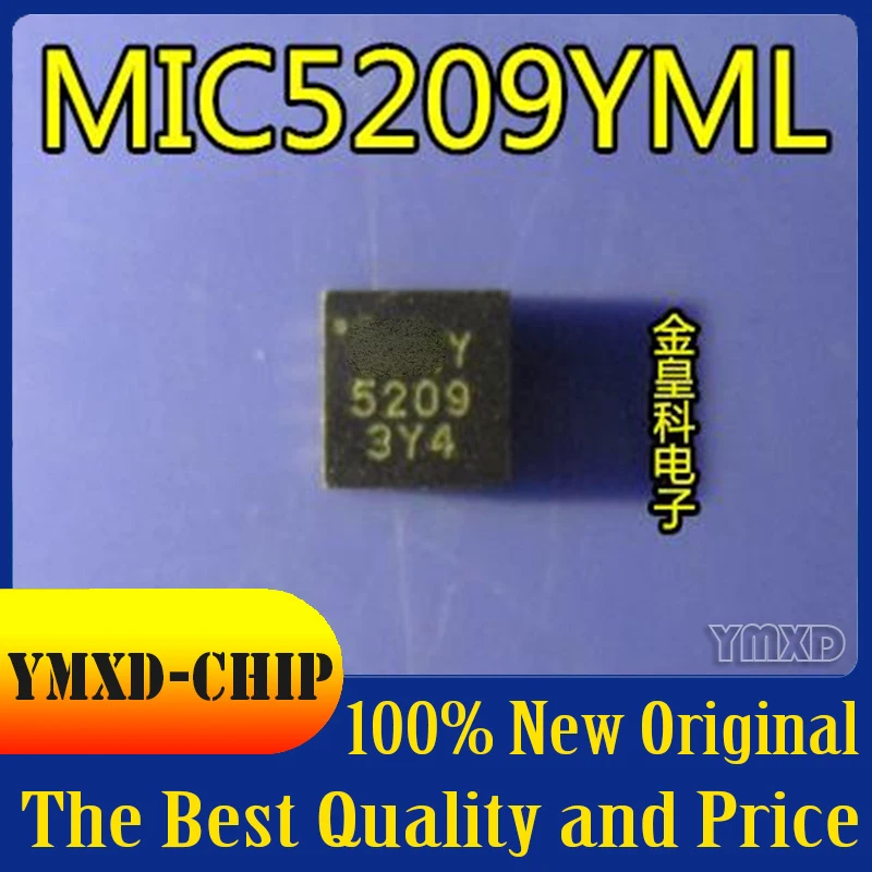 10 шт./Лот Новый оригинальный MIC5209YML MIC5209 DFN8 | Электронные компоненты и