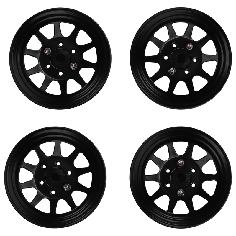 

107G Metal Alloy 1.9 Beadlock Wheel Rims with 127X50MM 1.9 Rubber Tyre Wheel Tires